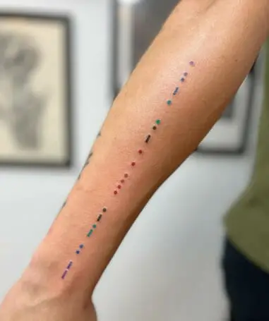 One Name One Story Morse Code Tattoo